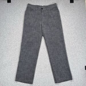 Patagonia Trousers Mens 32 x 30 Gray Tweed Knit Straight Leg Polyester Pants
